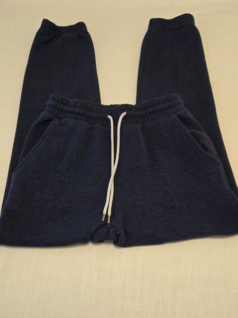 Forever 21 Navy Blue Fleece Jogger Sweatpants